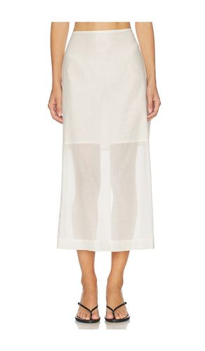 Esta Soft Organza Skirt in White. - size 34 (also in 36) - By Malene Birger - Modalova