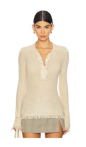 Dreele Top in Beige. - size L (also in M, XL) - By Malene Birger - Modalova