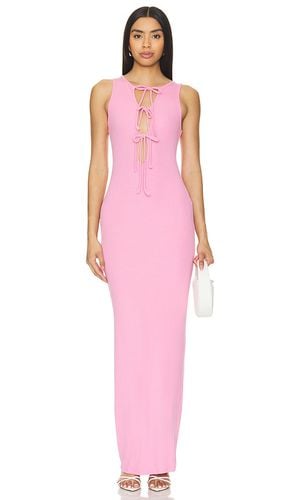 Bambi Maxi Dress in Pink. - size L (also in M, S, XL, XS) - BY.DYLN - Modalova