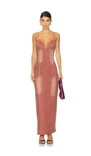 Magda Maxi Dress in Mauve. - size L (also in M) - BY.DYLN - Modalova