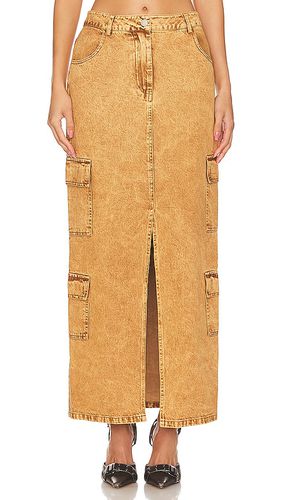 Tate Maxi Skirt in Tan. - size L (also in M, S) - BY.DYLN - Modalova