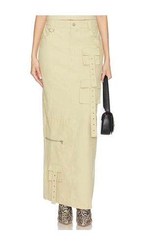 Camila Midi Skirt in Beige. - size M (also in S, XS) - BY.DYLN - Modalova