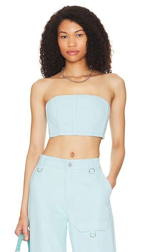 Cooper Crop Top in Baby Blue. - size L (also in M, XL, XS) - BY.DYLN - Modalova