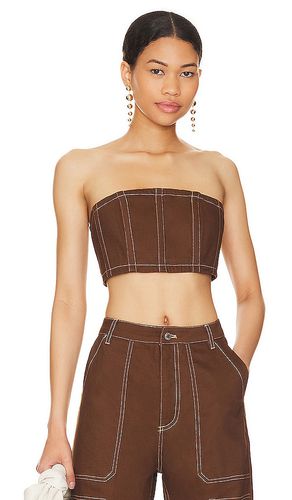 X REVOLVE Cooper Crop Top in Chocolate. - size M (also in S) - BY.DYLN - Modalova