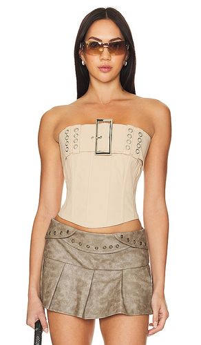 Kayla Bodice in Beige. - size L (also in S) - BY.DYLN - Modalova