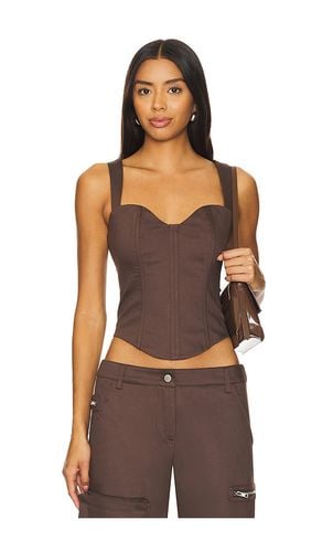 Lucious Top in Brown. - size L (also in M, XL) - BY.DYLN - Modalova