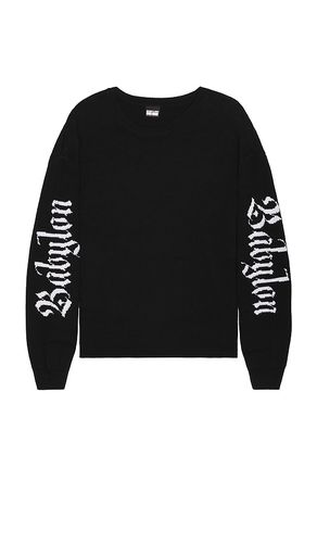 Cropped Knit Sweater in . - size L (also in M, S, XL/1X) - Babylon - Modalova