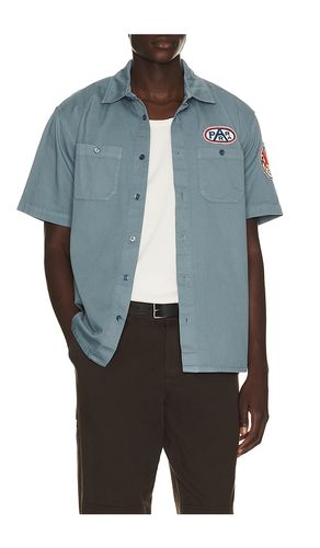 Gas Station Short Sleeve Shirt in Slate. - size S (also in XXL/2X) - By Parra - Modalova