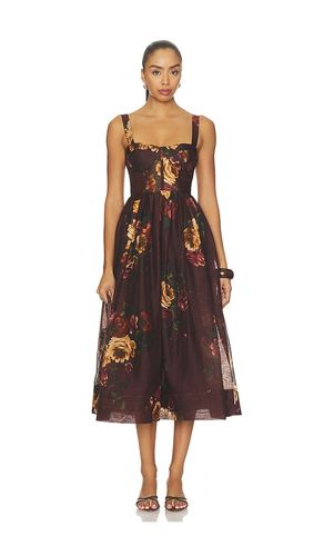 Phoebe Midi Dress in Wine. - size 00 (also in 2, 4) - Cara Cara - Modalova