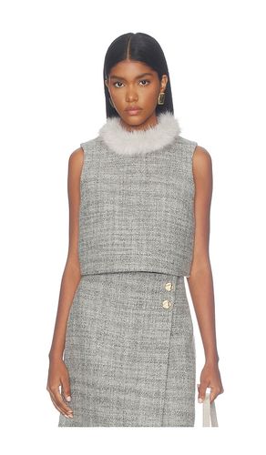 Gina top en color gris talla L (también en M, S, XS) - Cara Cara - Modalova