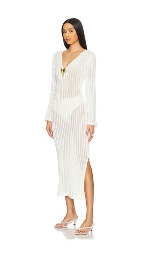 Godiva Butterfly Knit Dress in White. - size L (also in M, S, XS) - CIN CIN - Modalova