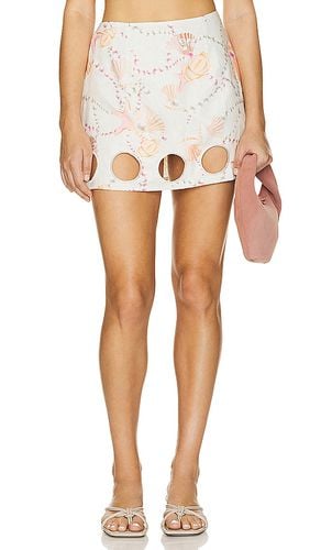 Bubble Cut Out Skirt in Beige. - size L (also in M, S, XL, XS) - CIN CIN - Modalova