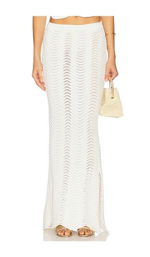 Soda Knit Maxi Skirt in White. - size M (also in S, XS) - CIN CIN - Modalova