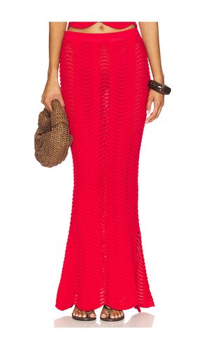 Soda Knit Maxi Skirt in Red. - size M (also in XS) - CIN CIN - Modalova