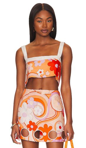 Twiggy Crop Top in Orange. - size M (also in S) - CIN CIN - Modalova