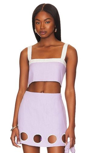 Twiggy Crop Top in Lavender. - size L (also in M, XL) - CIN CIN - Modalova