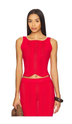 Arc Knit Top in Red. - size M (also in XS) - CIN CIN - Modalova