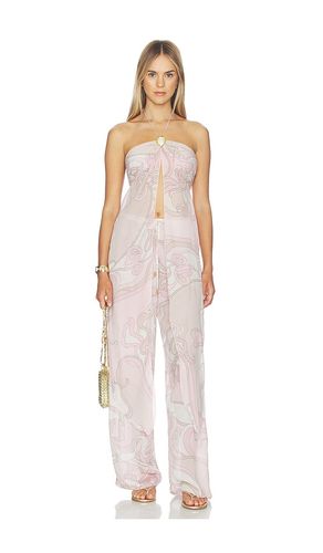 Coral Moonstone Drape Top in . Size L. Also in M, S, XL - Cin Cin - Modalova