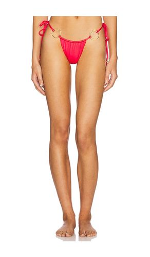 Cove String Bikini Bottom in Red. - size XS (also in M, L, XL) - Cin Cin - Modalova