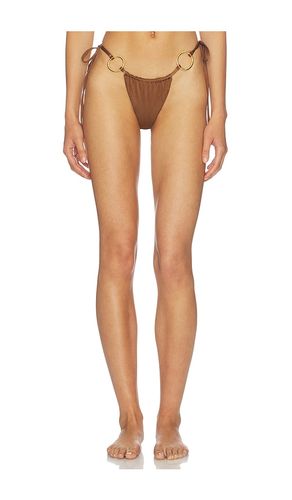 Cove String Bikini Bottom in Brown. - size L (also in M, S, XL, XS) - Cin Cin - Modalova