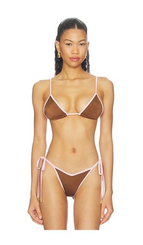 Thrills Bikini Top in Brown. - size M (also in S, XS) - Cin Cin - Modalova