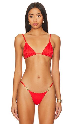 Era Ruched Triangle Top in Red. - size L (also in S, XS) - CIN CIN - Modalova