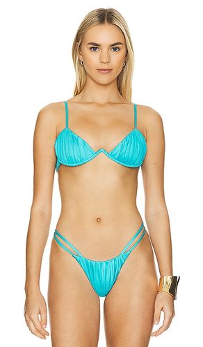 Oyster Bra Bikini Top in Blue. - size L (also in XL) - CIN CIN - Modalova