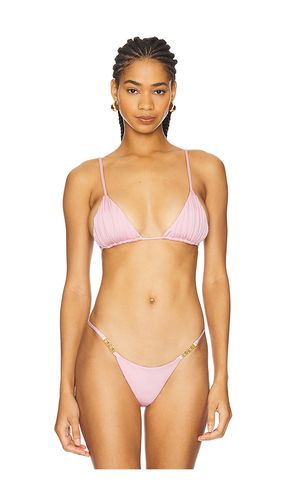 Era Ruched Triangle Top in Pink. - size M (also in XS) - CIN CIN - Modalova