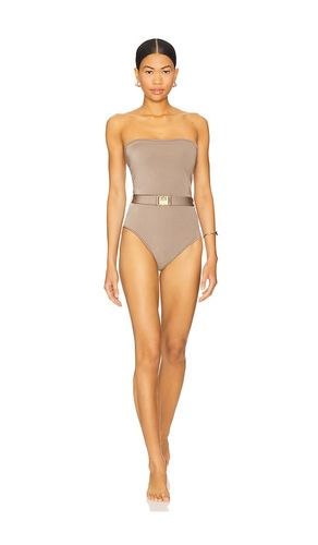 Scorpio Classic One Piece Swimsuit in Taupe. - size L (also in M, S, XL, XS) - Cin Cin - Modalova