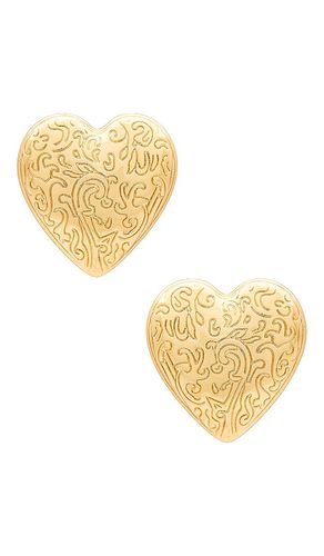 Pendientes taylor en color oro metálico talla all en - Metallic Gold. Talla all - Casa Clara - Modalova