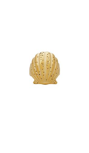 Anillo de concha celeste en color oro metálico talla all en - Metallic Gold. Talla all - Casa Clara - Modalova