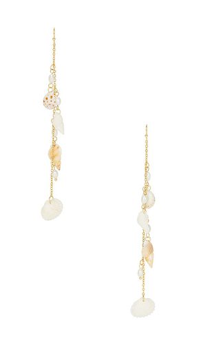 Quinn Earrings in Metallic Gold - Casa Clara - Modalova