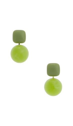 Koki drop earrings in color green size all - Casa Clara - Modalova