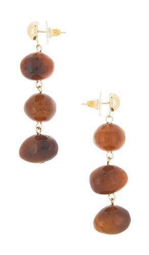 Terra mar drop earrings in color brown size all - Casa Clara - Modalova