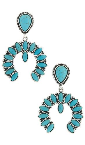 Pendientes largos langley en color azul turqueza talla all - Casa Clara - Modalova
