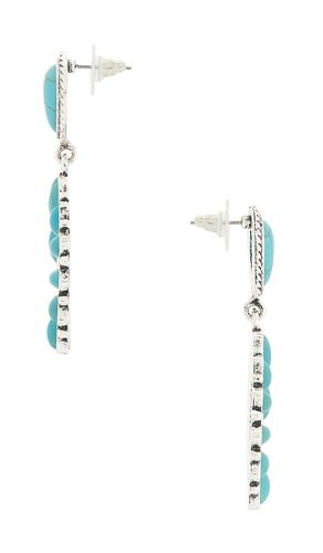 Pendientes largos langley en color azul turqueza talla all - Casa Clara - Modalova