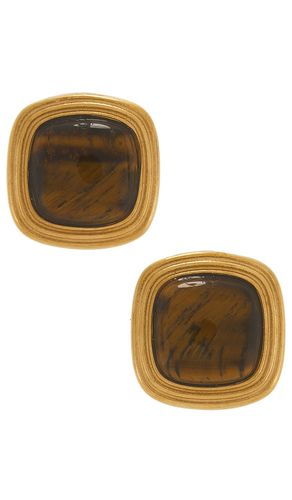 Pendientes de tachuela rove en color marrón talla all - Casa Clara - Modalova
