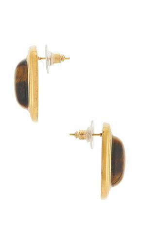 Pendientes de tachuela rove en color marrón talla all - Casa Clara - Modalova