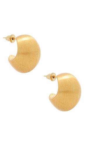 Pendientes de aro justine en color oro metálico talla all - Casa Clara - Modalova