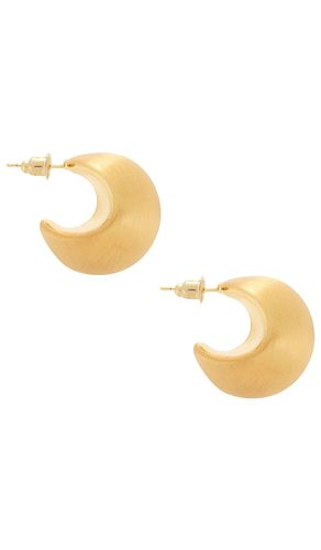 Pendientes de aro justine en color oro metálico talla all - Casa Clara - Modalova