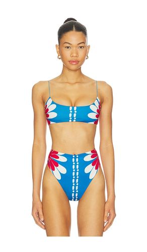 Isla Bikini Top in Blue,Red. - size M (also in S, XS) - Cala de la Cruz - Modalova