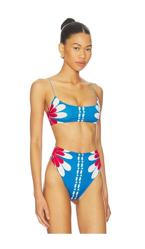 Isla Bikini Top in Blue,Red. - size M (also in S, XS) - Cala de la Cruz - Modalova