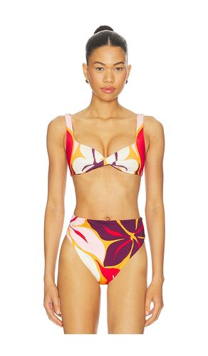 Leon Bikini Top in Ivory,Orange. - size M (also in S, XS) - Cala de la Cruz - Modalova