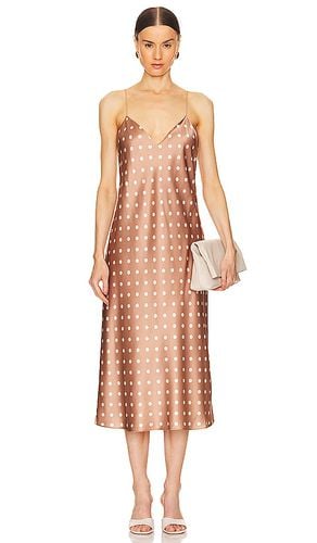 Vestido midi myla en color bronce talla M en - Tan. Talla M (también en L, S, XS) - CAMI NYC - Modalova