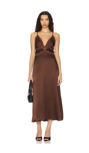 Vestido roya en color marrón talla 0 en - Brown. Talla 0 (también en 00, 10, 12, 2, 4, 6, 8) - CAMI NYC - Modalova