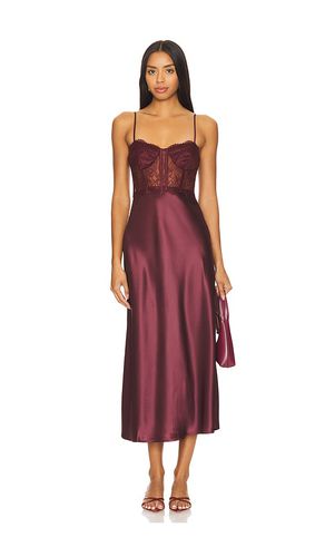 Maureen Dress in Burgundy. - size 0 (also in 00, 10, 2, 4, 6, 8) - CAMI NYC - Modalova