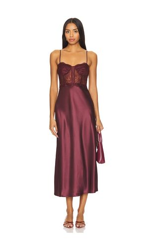 Maureen Dress in Burgundy. - size 0 (also in 00, 4, 6, 8) - CAMI NYC - Modalova