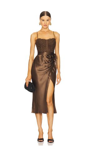 Tricia Dress in Brown. - size 0 (also in 10, 12, 2, 4, 6) - CAMI NYC - Modalova