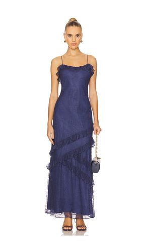 Elouisa Lace Gown in Navy. - size 0 (also in 00, 10, 2, 4, 6, 8) - CAMI NYC - Modalova