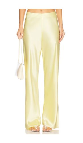 Bristol Mid Rise Pant in in Lemon. - size L (also in XXS) - CAMI NYC - Modalova